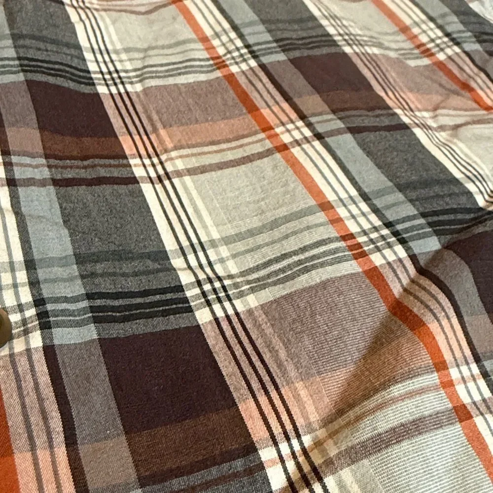 Banana Republic Madras Plaid Button Down